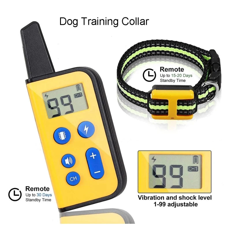 Dog Training Collar 800m Pet Remote Control