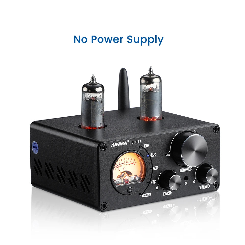 AIYIMA T9 HiFi Bluetooth 5.0 Vacuum Tube Amplifier