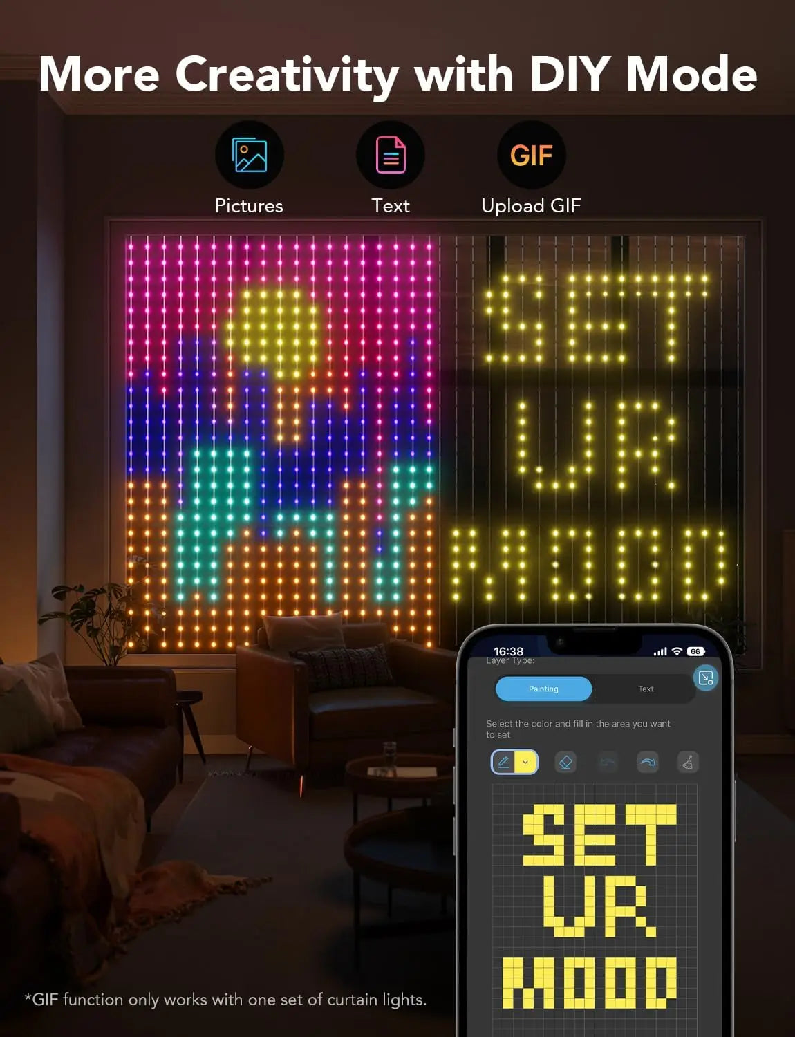 Govee Smart LED Curtain Lights