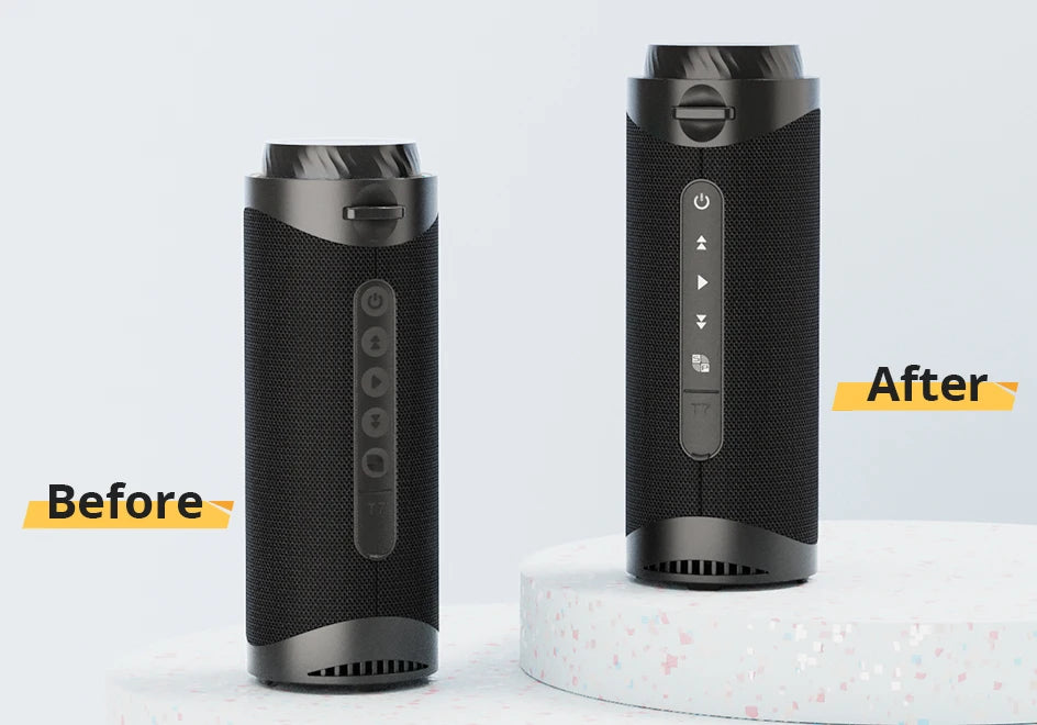 Tronsmart T7 Portable Bluetooth Speaker – 360° Sound, LED, TWS, App Control
