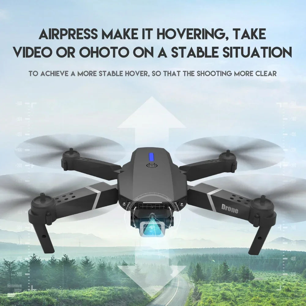 E88 Pro FPV Drone – 4K/1080P HD Camera, WiFi, Foldable RC Quadcopter