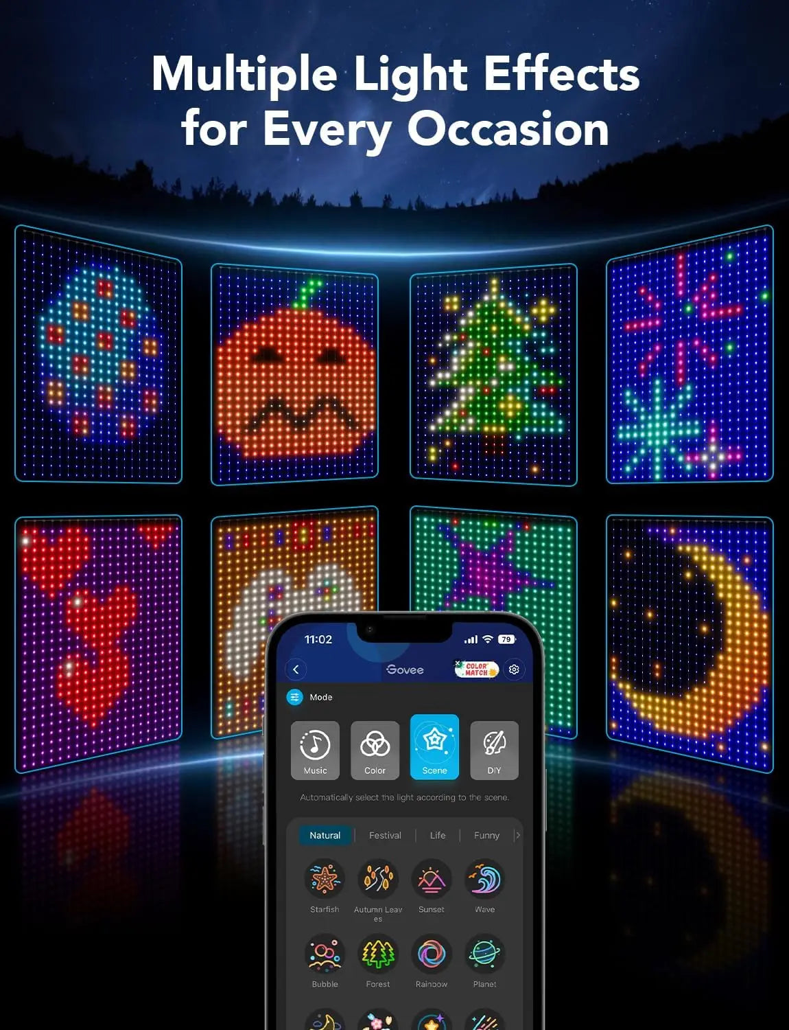 Govee Smart LED Curtain Lights