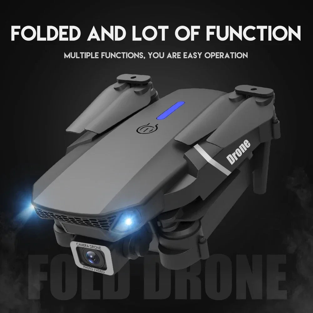 E88 Pro FPV Drone – 4K/1080P HD Camera, WiFi, Foldable RC Quadcopter