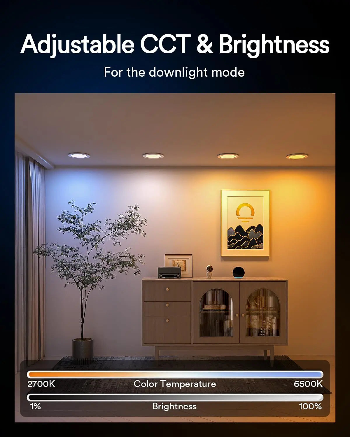 Lumary 6" Smart Recessed Light Pro