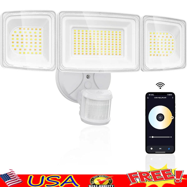 100W Smart LED Motion Sensor Security Flood Light