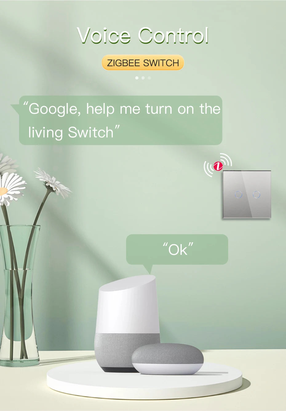 BSEED Zigbee Touch Light Switches