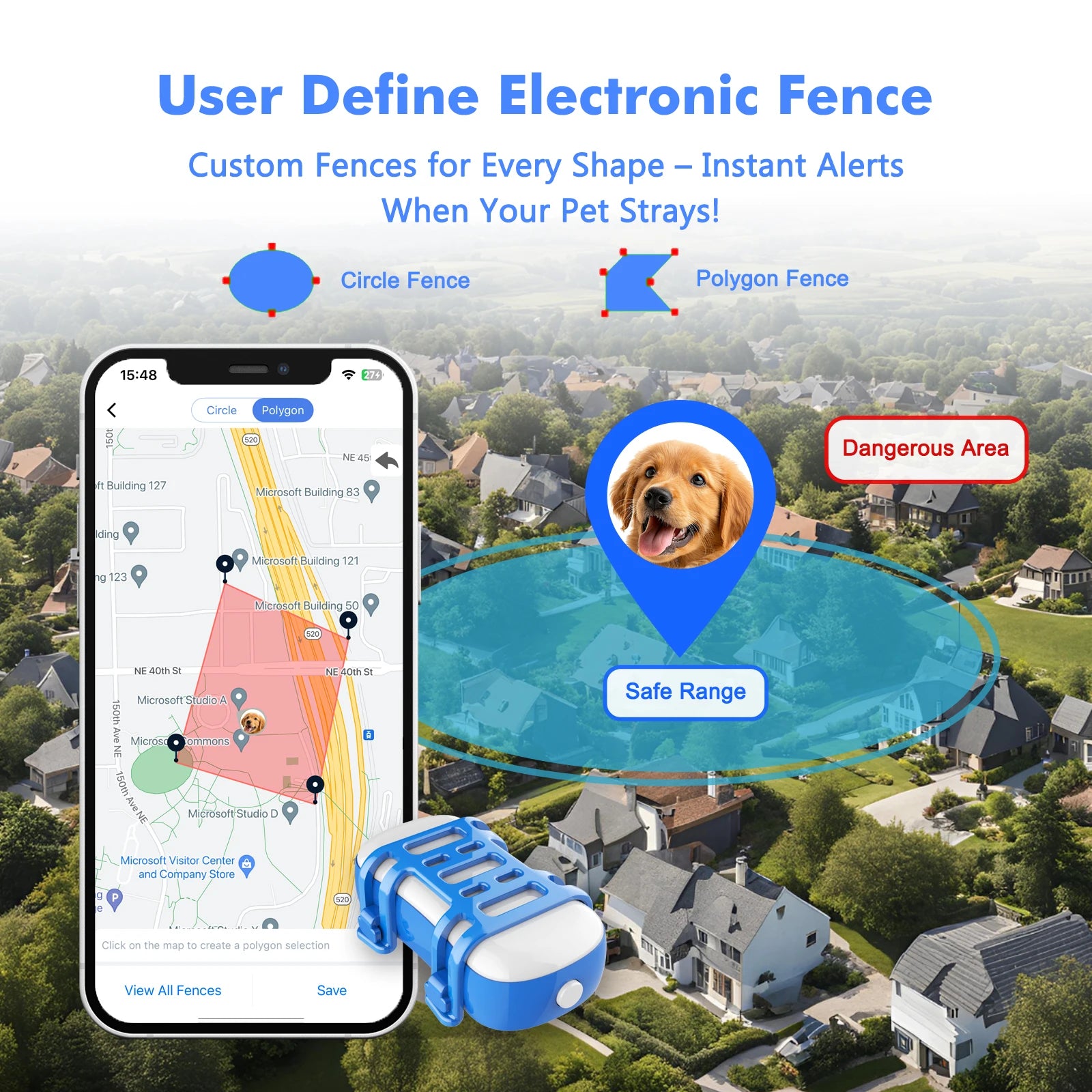 4G Waterproof Dog Cat Finder Mini Tracking Device