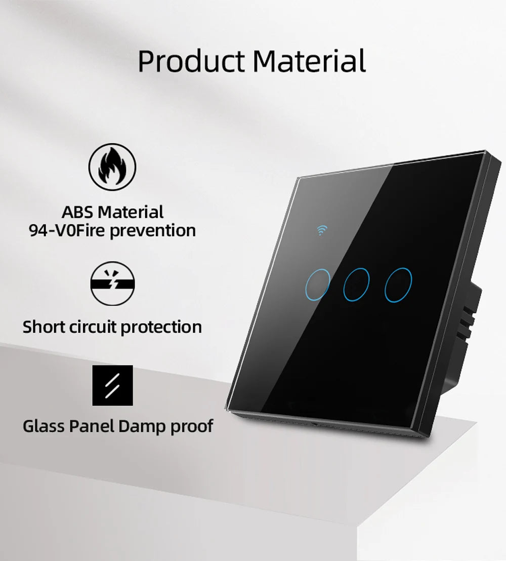 WiFi Smart Touch Wall Switch EU