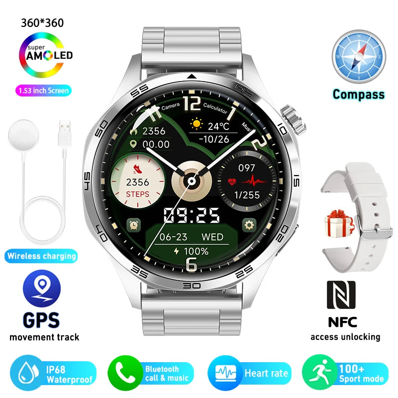 Huawei GT5 Pro Smartwatch – GPS, NFC, AMOLED, Bluetooth Call, IP67 Waterproof