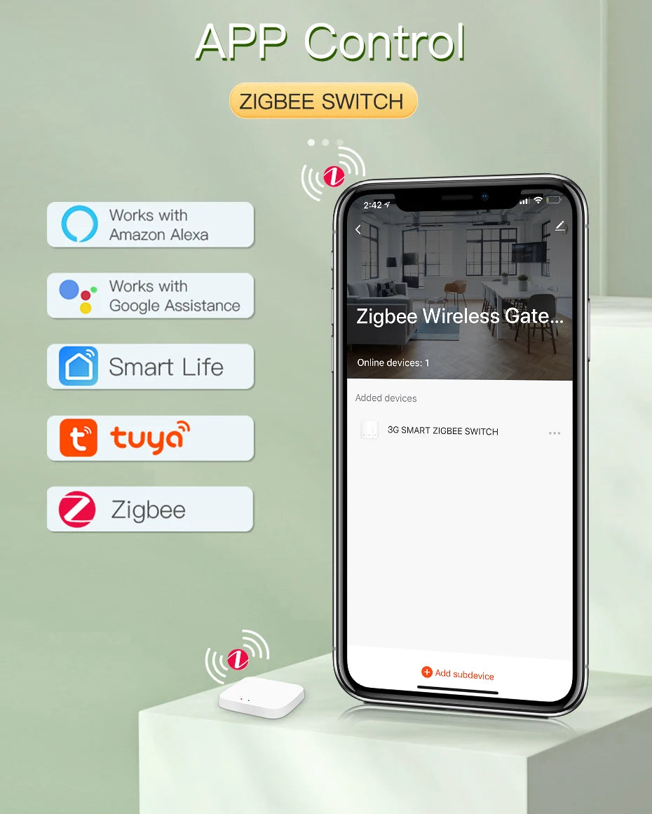 BSEED Zigbee Touch Light Switches
