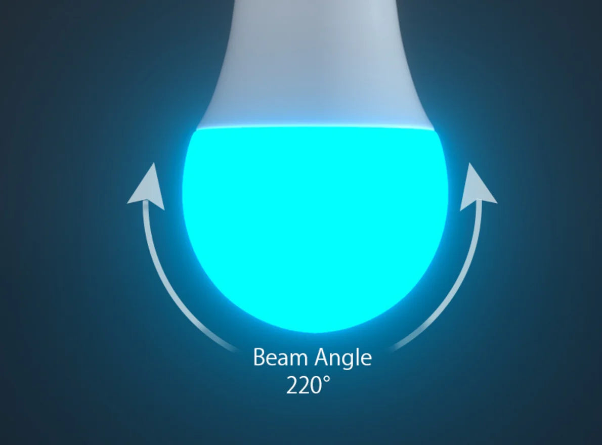 2/4PCS Smart LED Light Bulbs A19 E26 9W WiFi Bluetooth