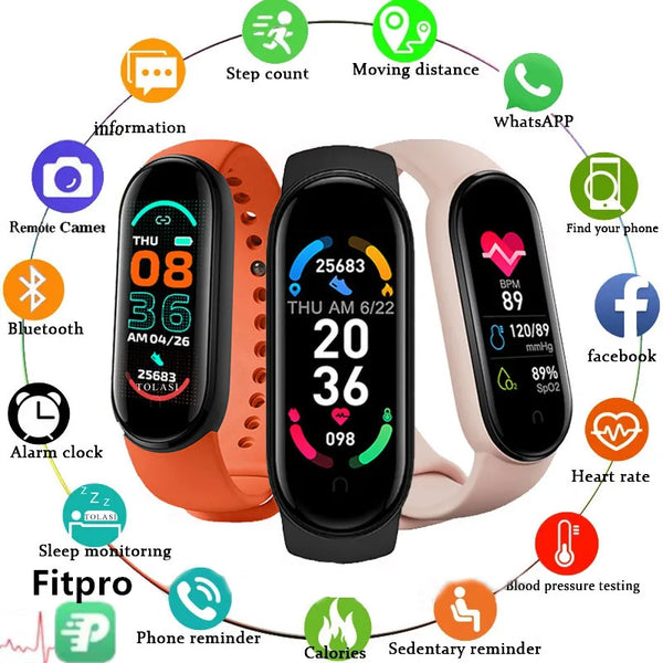 M6 Smart Watch – Fitness Tracker