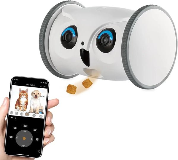 Pet Camera with Treat Dispenser