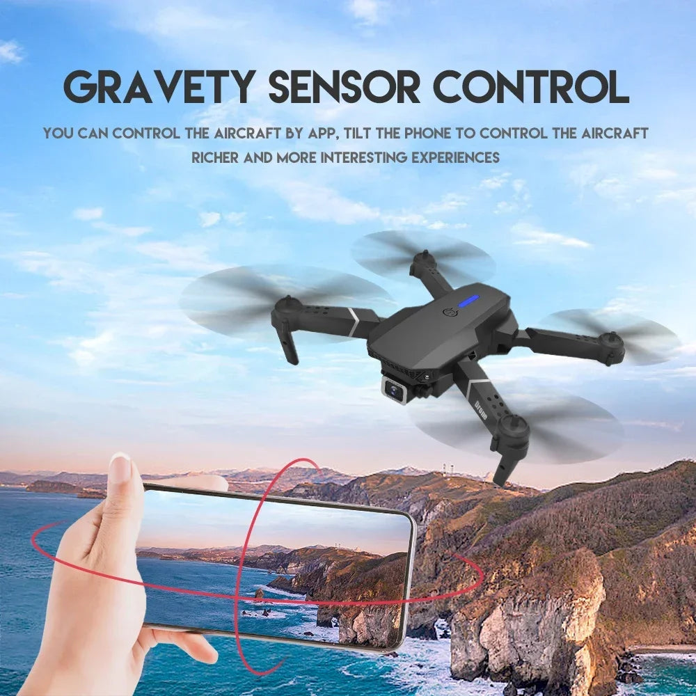 E88 Pro FPV Drone – 4K/1080P HD Camera, WiFi, Foldable RC Quadcopter