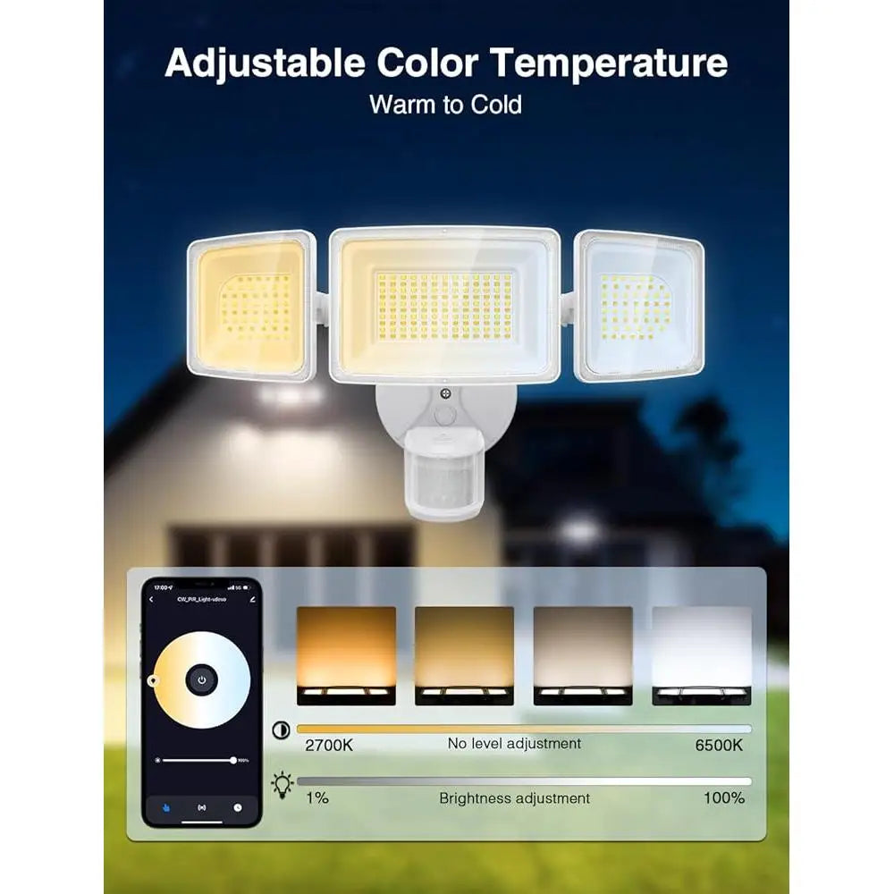 100W Smart LED Motion Sensor Security Flood Light
