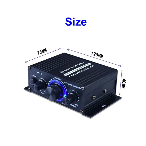 AK170 Mini Digital Power Audio Amplifier
