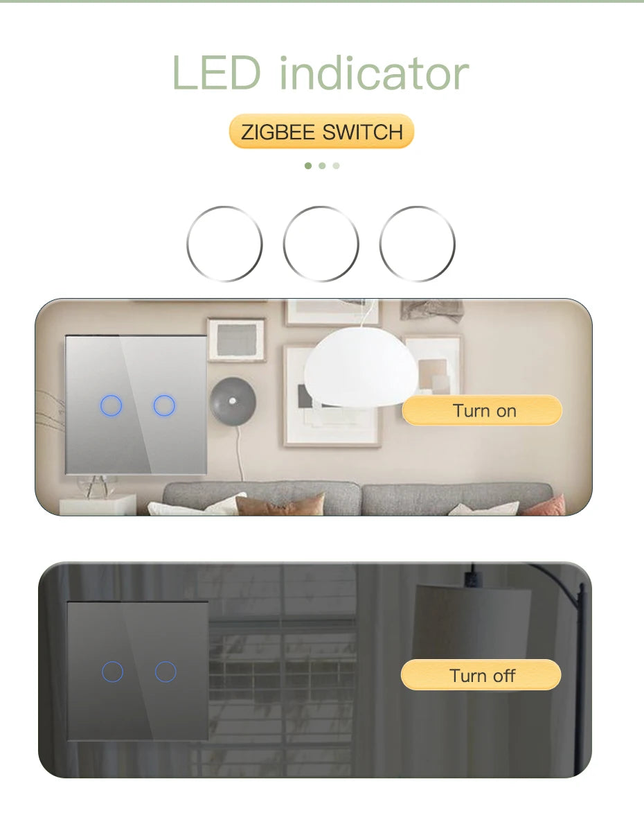 BSEED Zigbee Touch Light Switches