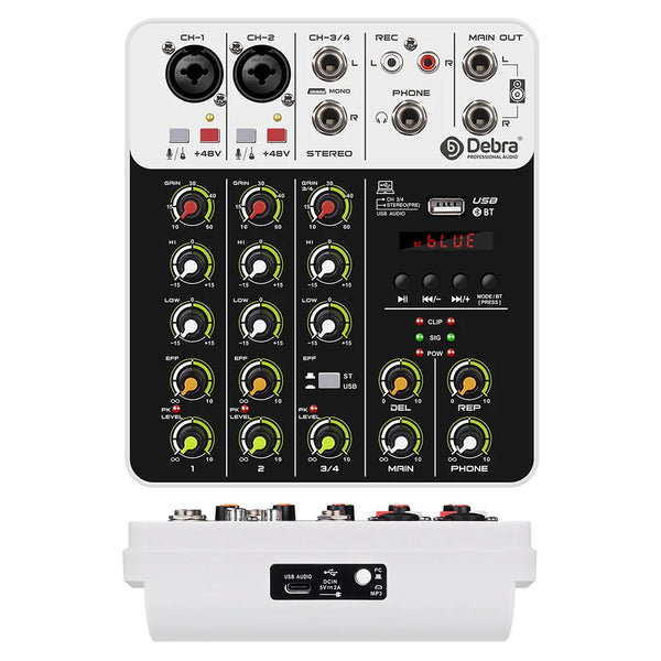 V4 Audio Interface Mixer
