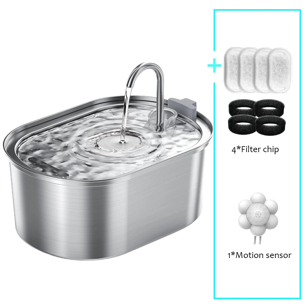 Smart Automatic Pet Water Fountain – Cat & Dog Water Dispenser