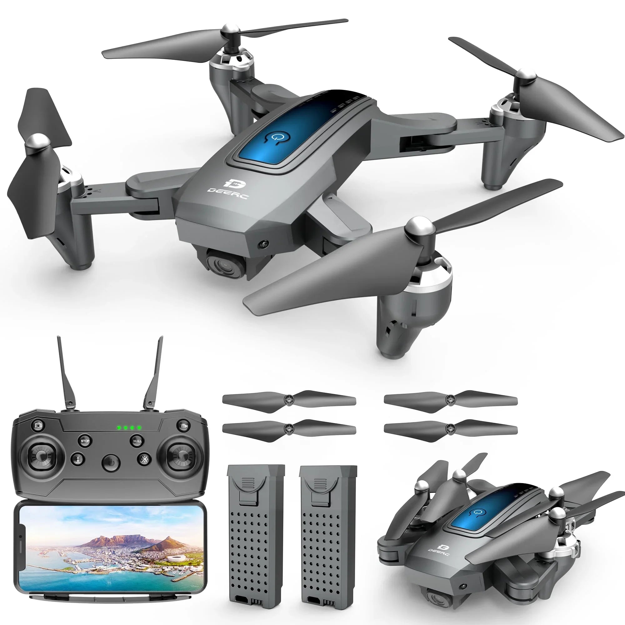 Deerc D10 Drone – 1080P FHD FPV