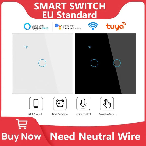 WiFi Smart Touch Wall Switch EU