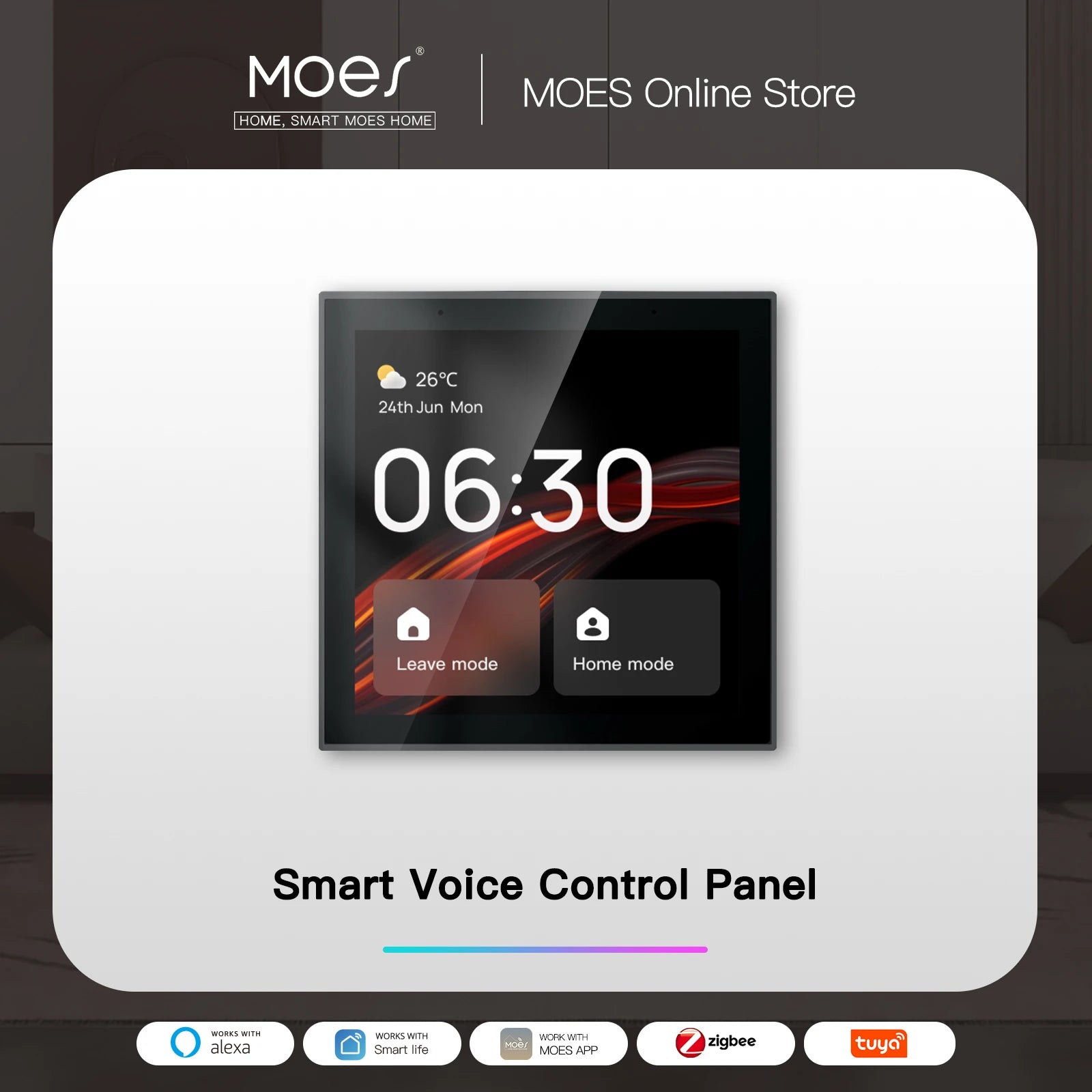 Tuya WiFi Smart Touch Screen Control Panel
