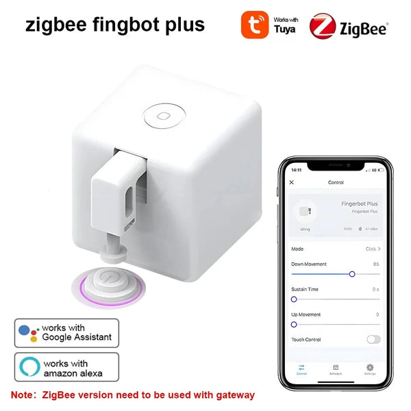 Tuya ZigBee Bluetooth Fingerbot Plus