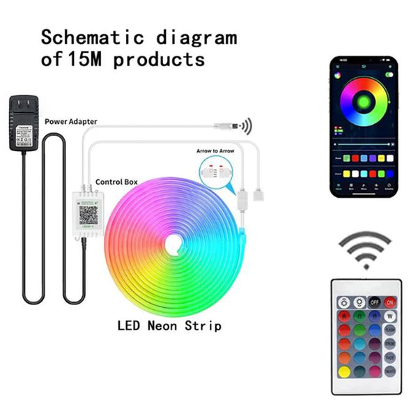 Smart RGB Neon LED Strip Light