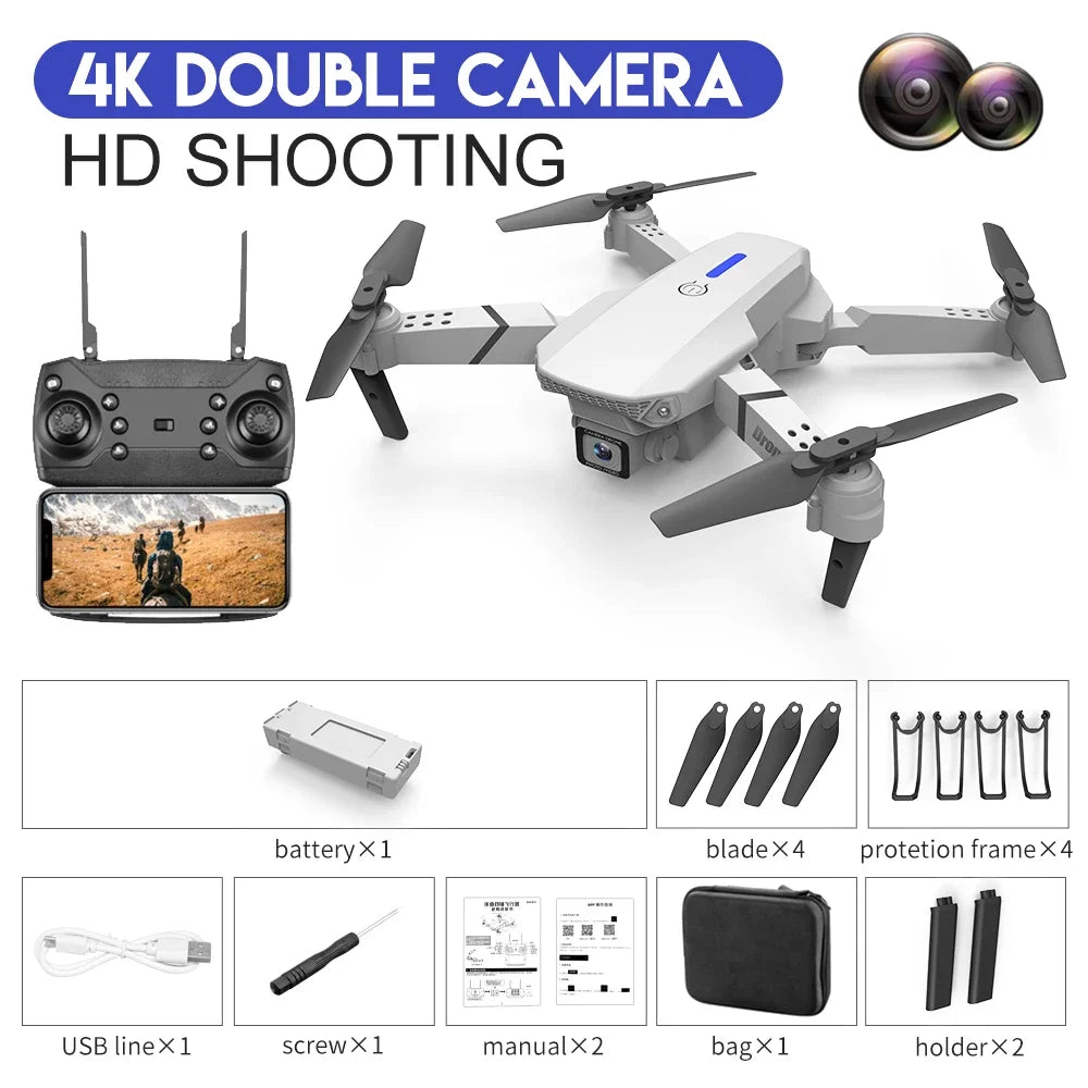 2025 E88 Pro WIFI FPV Drone