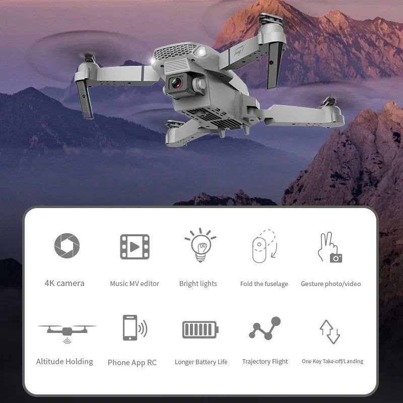 2025 E88 Pro WIFI FPV Drone