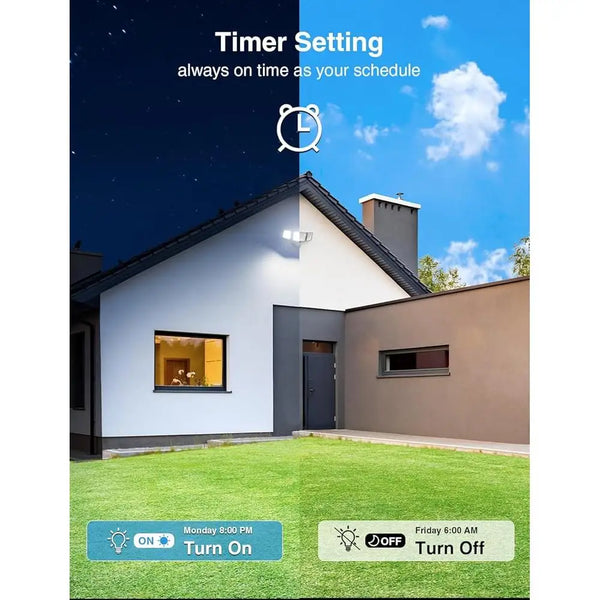 100W Smart LED Motion Sensor Security Flood Light