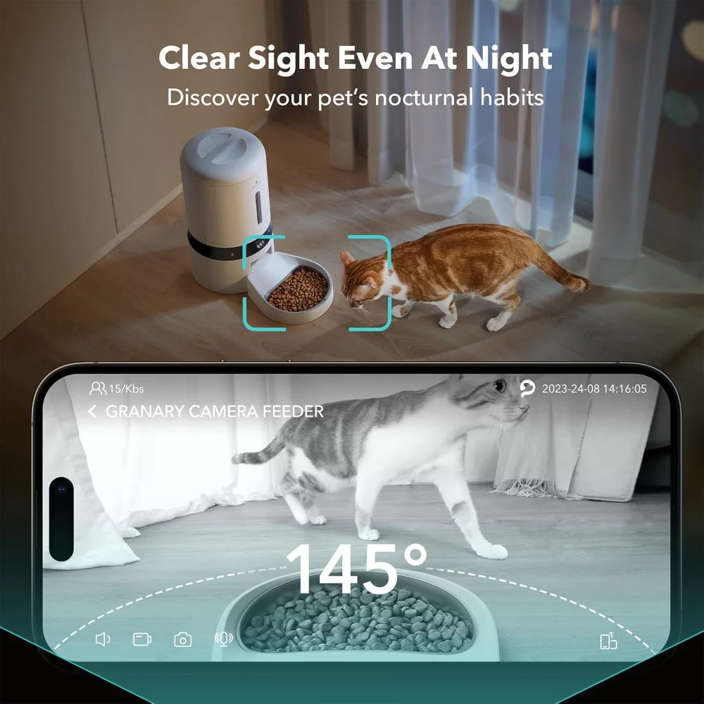 Automatic Cat Feeder with Camera