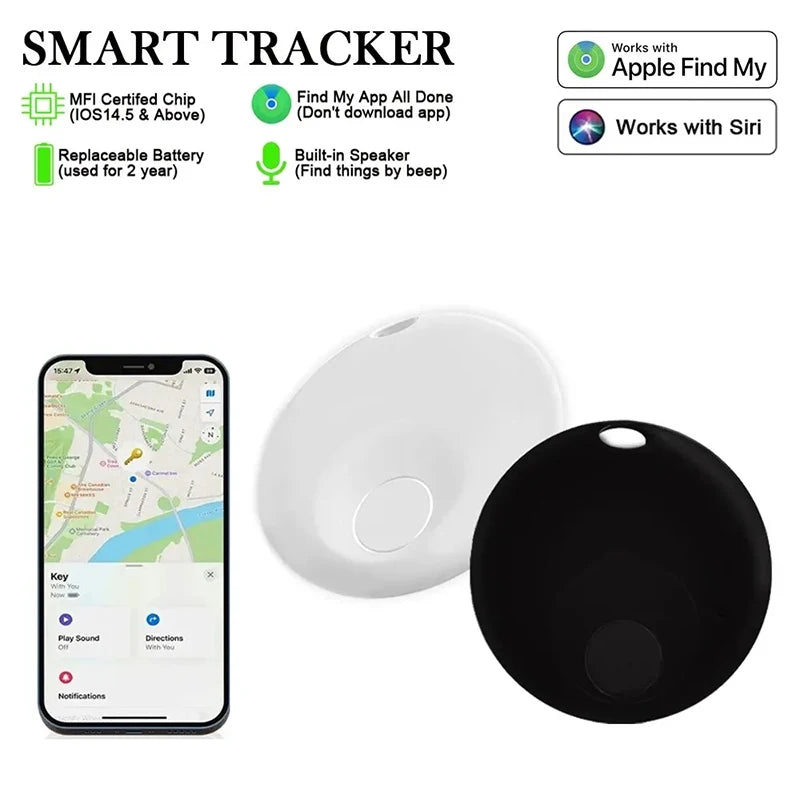 Mini Bluetooth GPS Tracker for Apple Find My – Smart Tag Locator