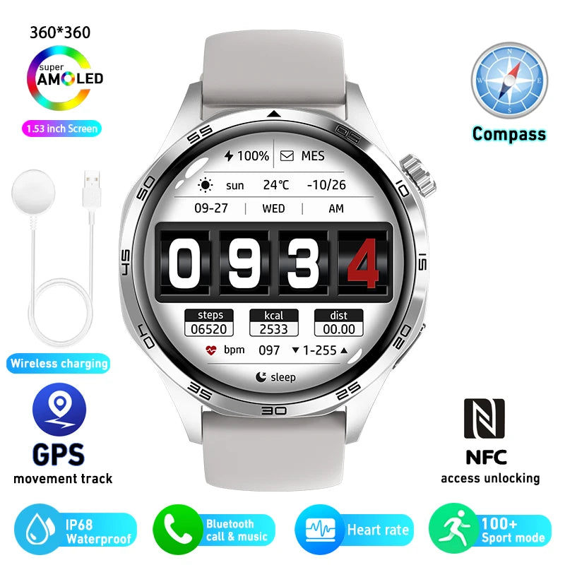 Huawei GT5 Pro Smartwatch – GPS, NFC, AMOLED, Bluetooth Call, IP67 Waterproof