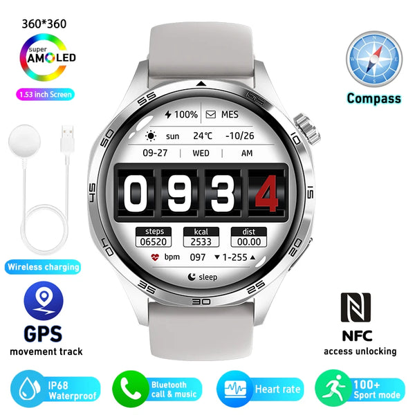 Huawei GT5 Pro Smartwatch – GPS, NFC, AMOLED, Bluetooth Call, IP67 Waterproof