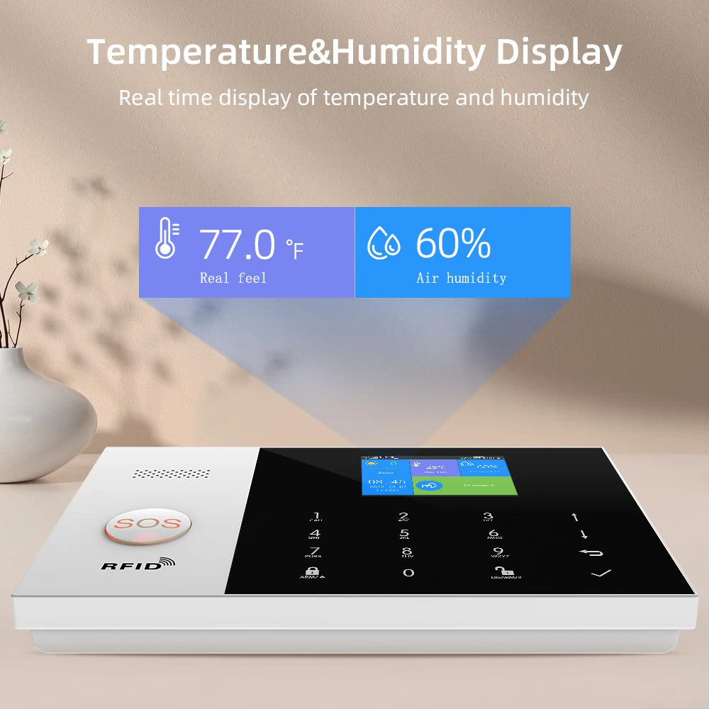 PGST Tuya Smart GSM WiFi Alarm System