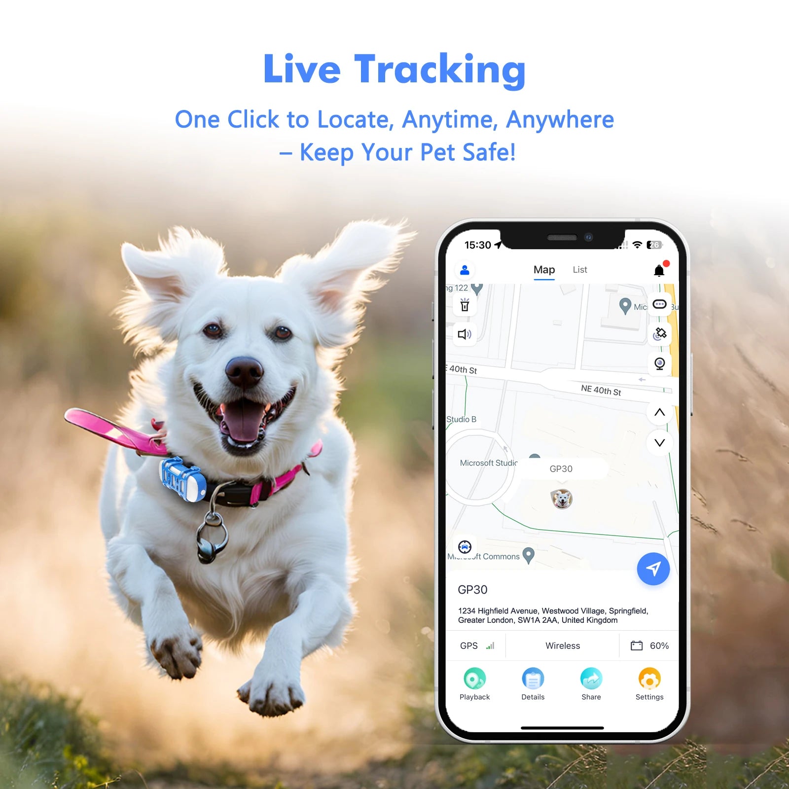 4G Waterproof Dog Cat Finder Mini Tracking Device