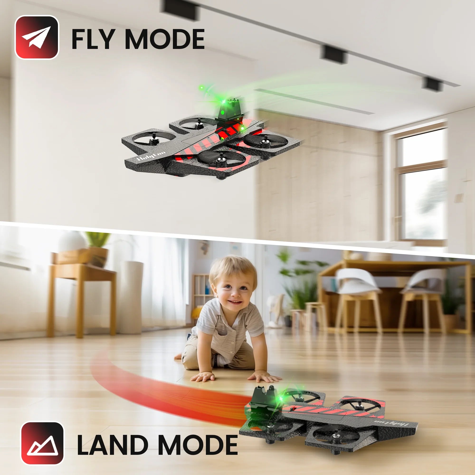 Holyton HT40 2-in-1 RC Drone