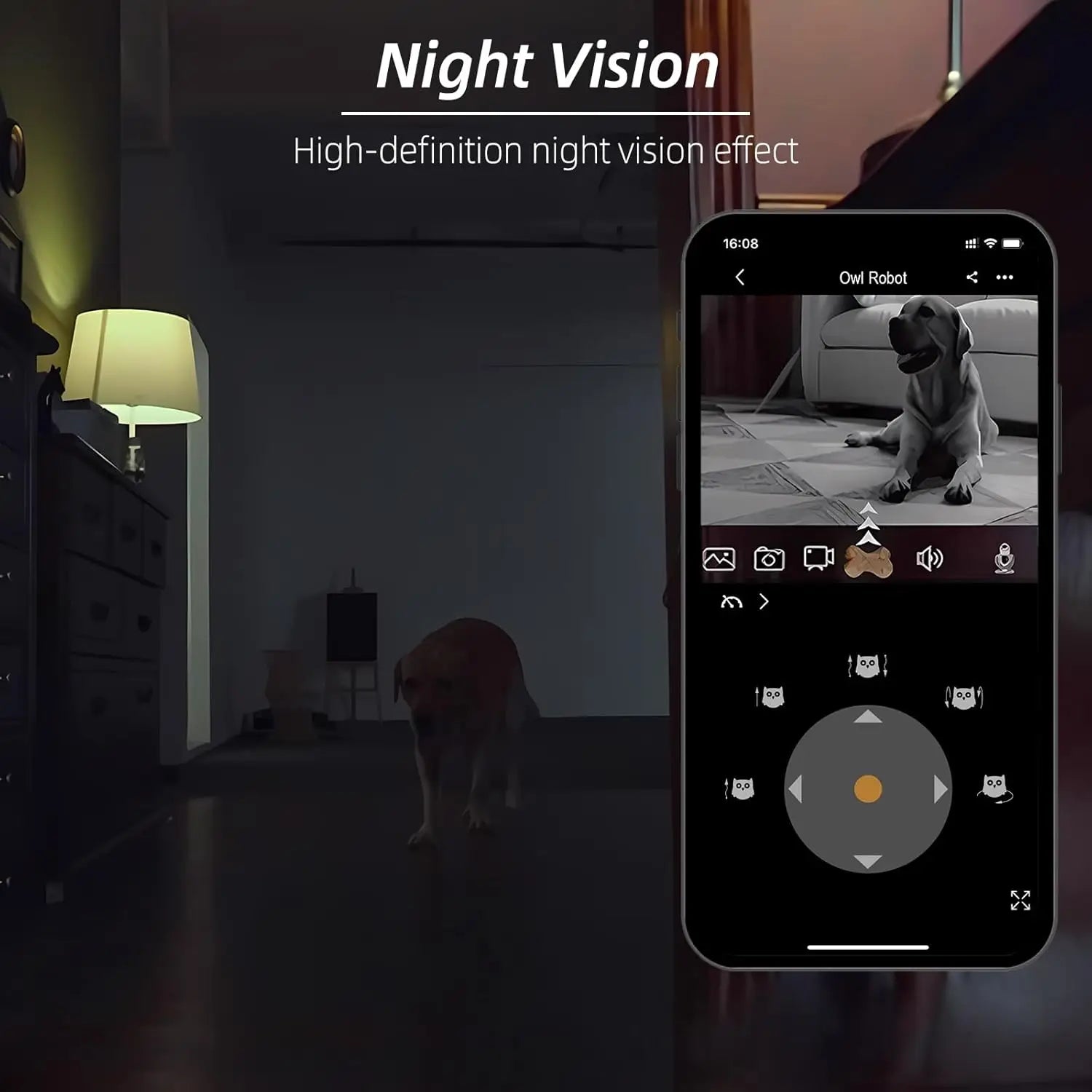 Pet Camera with Treat Dispenser